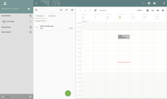 SOGo-Kalender – Leibniz Universität IT Services – Leibniz Universität Hannover