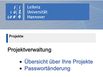 Projektverwaltung